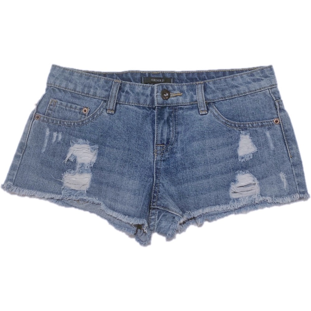 Ripped jean daisy dukes booty shorts